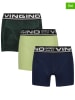 Vingino 3er-Set: Boxershorts in Dunkelblau/ Grün