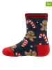 ewers 2-delige set: sokken donkerblauw/rood