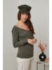Soft Cashmere Sweter w kolorze khaki