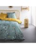 Today Beddengoedset "Sunshine" lichtblauw/oranje