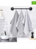 Today 3er-Set: Geschirrtücher "Essential Acier" in Grau - (L)70 x (B)50 cm