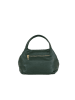 Mia Tomazzi Leder-Henkeltasche "Maggiore" in Dunkelgrün - (B)28 x (H)20 x (T)12 cm