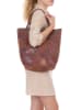 Mia Tomazzi Leder-Schultertasche "Liberazione" in Rot - (B)30 x (H)35 x (T)18 cm