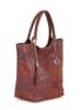 Mia Tomazzi Leder-Schultertasche "Liberazione" in Rot - (B)30 x (H)35 x (T)18 cm