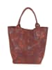 Mia Tomazzi Leder-Schultertasche "Liberazione" in Rot - (B)30 x (H)35 x (T)18 cm