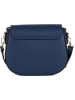 Mia Tomazzi Leder-Umhängetasche "Carracci" in Dunkelblau - (B)23 x (H)18 x (T)7 cm