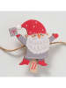 Boltze Adventskalender "Monti" grijs/rood/groen