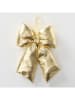 Boltze Zawieszka dekoracyjna "Bowy" w kolorze złotym - 30 x 27 cm