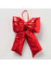 Boltze Decoratieve hanger "Bowy" rood - (B)30 x (H)27 cm