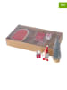 Boltze 7-delige set: decoratieve objecten "Kabouters" rood - (B)8,5 x (H)13 cm
