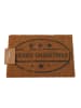 Boltze Kokos-deurmat "Stamp" lichtbruin - (L)40 x (B)60 cm