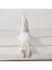 Boltze 2er-Set: Kantenhocker "Smorre" in Grau/ Creme - (H)41 cm