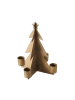 Boltze Kaarshouder "Firlo" goudkleurig - (H)17,5 x Ø 14,5 cm
