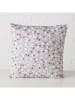 Boltze 2-delige set: kussens "Clara" grijs/rood - (L)45 x (B)45 cm
