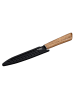 Nirosta Universalmesser ''Nirosta'' in Schwarz/ Hellbraun - (L)24,5 cm