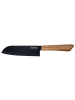 Fackelmann Nóż Santoku ''Nirosta'' w kolorze czarno-jasnobrązowym - dł. 31 cm