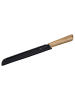 Fackelmann Brotmesser ''Nirosta'' in Schwarz/ Hellbraun - (L)33,5 cm