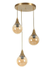 Opviq Lampa wisząca "Afra" w kolorze złotym - Ø 15 cm