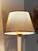 Opviq Tischleuchte in Beige/ Gold - (H)45 x Ø 22 cm