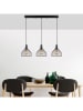 Opviq Lampa wisząca "Cafu" w kolorze czarnym - 70 x 121 cm