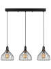 Opviq Hanglamp "Cafu" zwart - (B)70 x (D)121 cm