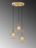 Opviq Hanglamp "Cafu" goudkleurig - Ø 25 cm