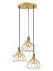 Opviq Hanglamp "Cafu" goudkleurig - Ø 25 cm