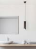 Opviq Hanglamp "Kesikboru" zwart/goudkleurig - (H)114 x Ø 8 cm