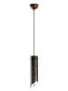 Opviq Hanglamp "Kesikboru" zwart/goudkleurig - (H)114 x Ø 8 cm