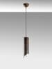 Opviq Hanglamp "Kesikboru" zwart/goudkleurig - (H)114 x Ø 8 cm