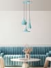 Opviq Hanglamp "Tom" turquoise - (B)40 x (D)135 cm