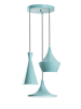 Opviq Hanglamp "Tom" turquoise - (B)40 x (D)135 cm