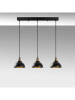 Opviq Hanglamp "Varzan" zwart - (B)70 x (D)117 cm