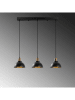 Opviq Hanglamp "Varzan" zwart - (B)70 x (D)117 cm