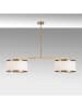 Opviq Lampa wisząca w kolorze złoto-kremowym - 100 x 75 cm