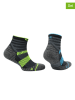Norfolk Skarpety funkcyjne (4 pary) w kolorze czarnym, niebieskim i zielonym