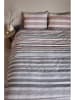 Beddinghouse Flanellen beddengoedset "Gloaming" grijs/bruin/lichtroze