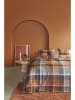 Beddinghouse Flanellen beddengoedset "Brett" oranje/grijs