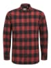 Jack & Jones Koszula "Joshua" w kolorze czarno-czerwonym