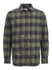 Jack & Jones Hemd "Joshua" in Khaki/ Dunkelblau