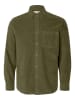 SELECTED HOMME Cordhemd - Regular fit - in Khaki