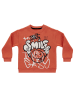 Denokids 2-delige outfit "Smile" oranje