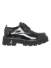 Patrizia Pepe Leder-Schnürschuhe in Schwarz