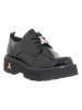 Patrizia Pepe Leder-Schnürschuhe in Schwarz