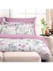 Cacharel textiles Satin-Bettwäsche-Set ''Dahlia'' in Weiß/ Lila