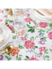 Cacharel textiles Tischdecke ''Pivoine'' in Weiß/ Bunt