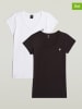 G-Star 2er-Set: Shirts in Schwarz/ Weiß