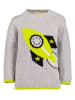 Blue Seven Pullover in Grau/ Gelb