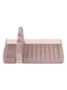 Violeta Home Topfdeckel-Halter in Rosa - (B)17 x (H)5 x (T)31 cm