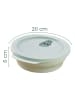 Violeta Home 3er-Set: Vorratsbehälter in Grau/ Grün/ Gelb - (H)6 x Ø 20 cm
